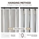 thumbnail image 3 of Cortinas Joydeco con Pliegues Pinza, Lino 100 % Opacas, 180x183 cm, 3 of 9