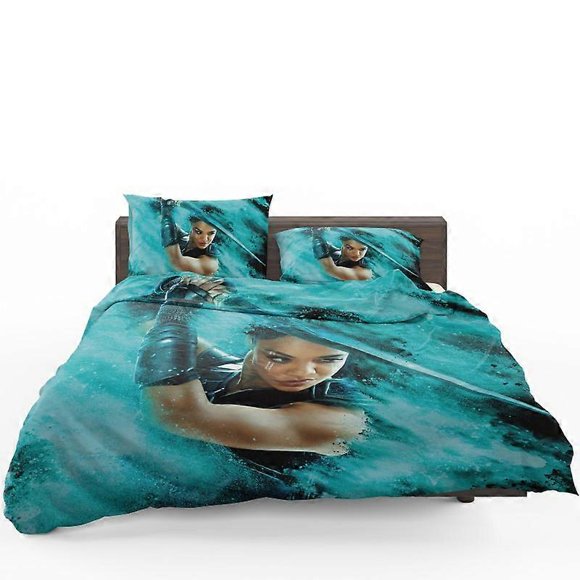v4440 Bed Sheets Thor Ragnarok Valkyrie Tessa Thompson Duvet Cover Set Children Bed Sheets IU4440(135x200cm 53x78in)