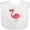 AA-White, variant on Inktastic Cute Flamingo Bird Boys or Girls Baby Bib