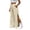 Beige, variant on Tear Away Pants for Women Elastic High Waist Loose Fit Side Snap Button Split Lightweight Sweatpants with Pockets