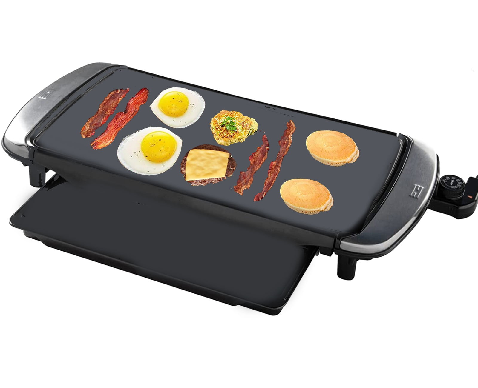 Large Nonstick Electric Griddle Warming Tray for Pancake Breakfast Family - Walmart.com