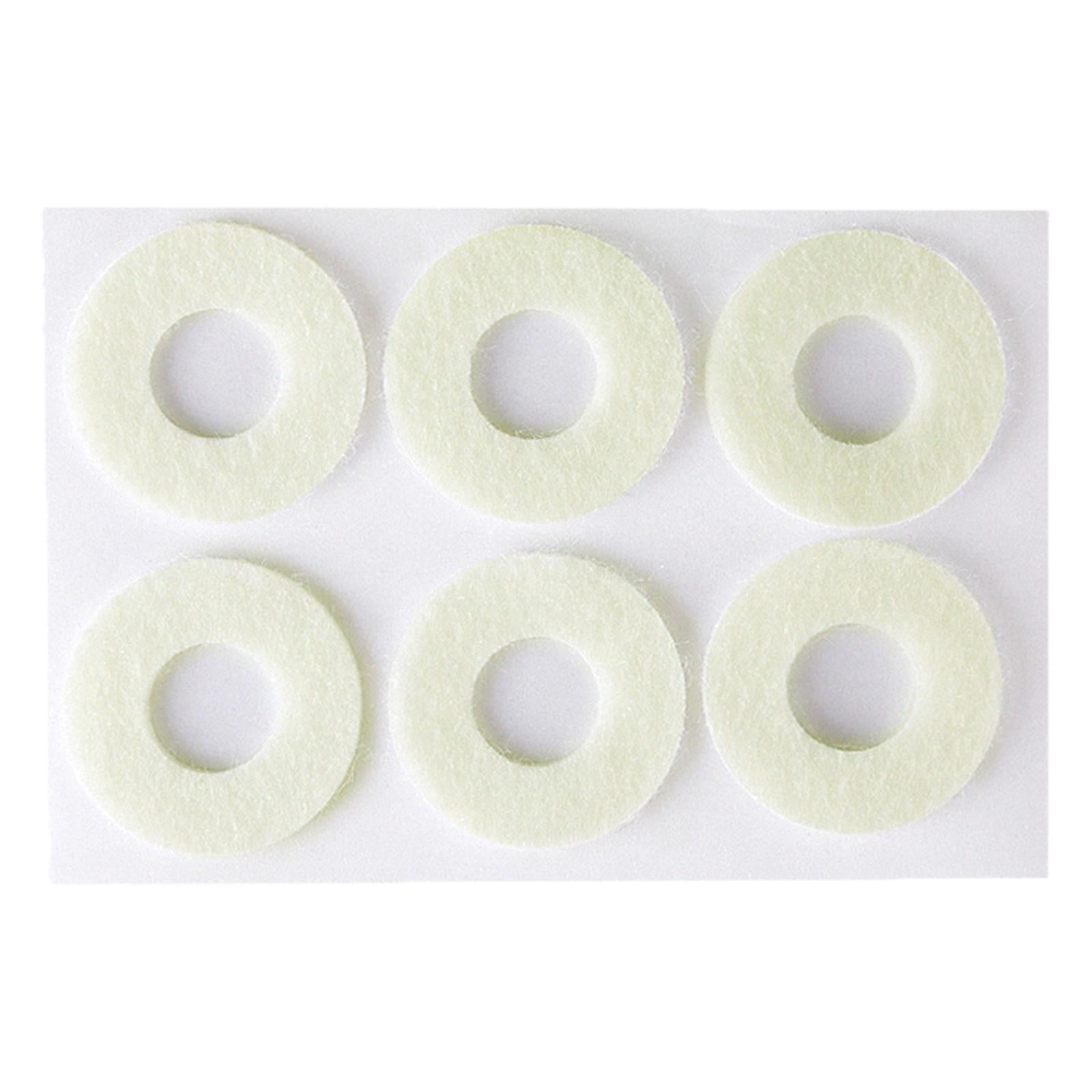 6Pcs Felt Corn Callus Remover Cushions Comfortable Rubbing On Shoes