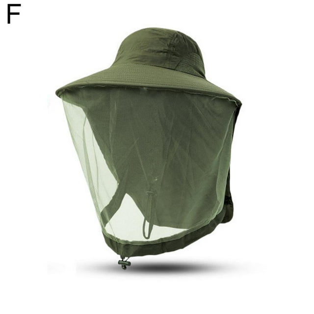 Crazyview Outdoor Mosquito Hat Summer UV Sun Protective Fishing Breathable Proof Mesh Hiking Face Cover Hat Insect Camping