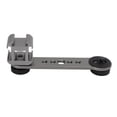 thumbnail image 2 of Cold Shoe Mount Adapter, Aluminium Alloy Durable Multi Function Portable Lightweight Wide Adaptability Triple Microphone Mount Extenstion Stable  For Stabilizer Dark Gray, 2 of 8