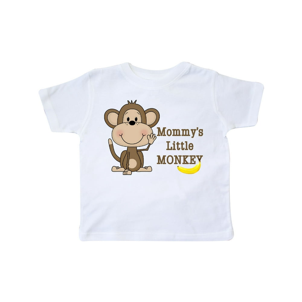 Inktastic Mommy's little Monkey Toddler Short Sleeve TShirt Unisex
