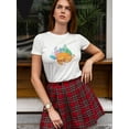 thumbnail image 2 of Sleeping Fox With Plants T-Shirt Women -Image by Shutterstock, Female Small, 2 of 4