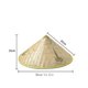 thumbnail image 3 of Camping y senderismo Sombrero oriental Sombreros de paja Sombreros de conos tejidos Sombreros con correa para la barbilla Transpirables Ala ancha Coolies Disfraces para jardinería Trabajo de campo Sen, 3 of 3