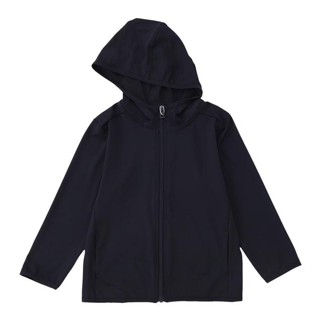 Veste à Capuche Protection Solaire UPF 50+ pour Petits Garçons et Filles, Légère, Manches Longues, Randonnée en Plein Air