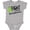 AC-Heather Grey, variant on Inktastic Fight Lymphoma Lime Ribbon Boys or Girls Baby Bodysuit