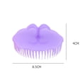 thumbnail image 5 of Masaje de cabeza de plástico Champú para el cuero cabelludo Lavado del cuero cabelludo Masajeador para el cabello Cepillo Peine Sywqhk Cuidado Belleza, 5 of 5
