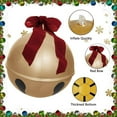 thumbnail image 4 of Inflatable Christmas Bell Decoration With Bow Holiday Lawn Ornament 23.6 Inches, 4 of 7
