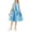 E163-Blue, variant on Girls Summer Ombre Sleeveless Cute Dress, Fashion Round Neck Casual Soft Short Dress, Kids Daily Versatile Dress