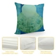 thumbnail image 4 of "Aqua Shell-Beach Themed Art Pillow Case, 4 of 5