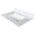 thumbnail image 4 of CATLK 31" Bathroom Vanity Top with Ceramic Undermount Sink & Backsplash,Carrara White Sintered Stone Counter Top, 3 Holes Vanity Sink Top,White, 4 of 9