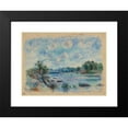 thumbnail image 2 of Pierre-Auguste Renoir 18x14 Black Modern Framed Museum Art Print Titled - Landscape at Pont-Aven (1892), 2 of 5