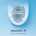 thumbnail image 3 of Toto MW4543046CUFGA-01 1.28 GPF Cube 1G Toilet with Auto Flush S500E Washlet, Cotton White - 2 Piece, 3 of 10