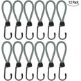 thumbnail image 1 of 12 Pieces Hook Tensioner, Tarp Tensioner Hook Bungee Tensioners Camping With Hook, Elastic Webbing, 1 of 4