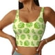 thumbnail image 1 of Balery Various Lemons Sujetadores deportivos con espalda cruzada para mujer, acolchados, sin costuras, de alto impacto, ideales para yoga, gimnasio, entrenamiento y fitness.-Medium, 1 of 8