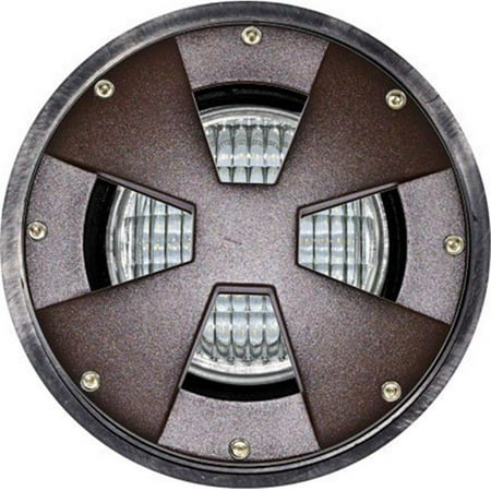 

Dabmar Lighting LV307-LED14-BZ-SLV Wall Light with Driveover CVR with Sleeve 14W LED - AR-111 12V Bronze