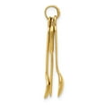 thumbnail image 2 of 14k Yellow Gold Knife, Fork & Spoon Charm, 2 of 5
