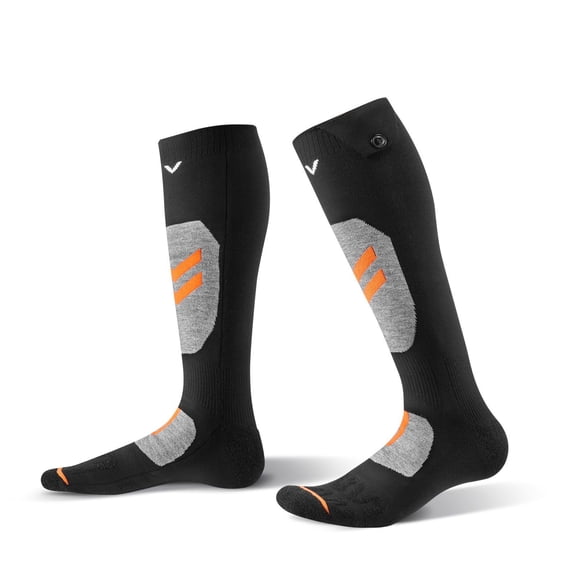 Heated Socks Medium, 5000mAh Battery 4-Level Warmth, APP Control Electric Foot Warmers for Men & Women, Ideal for Hunting, Riding, Camping, Hiking