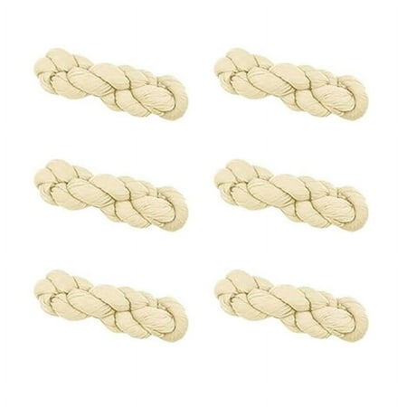 

6Pcs Gauze Table Cloths European Decorative Ruffled Table Runners for Wedding Table Decorations (Creamy-White)