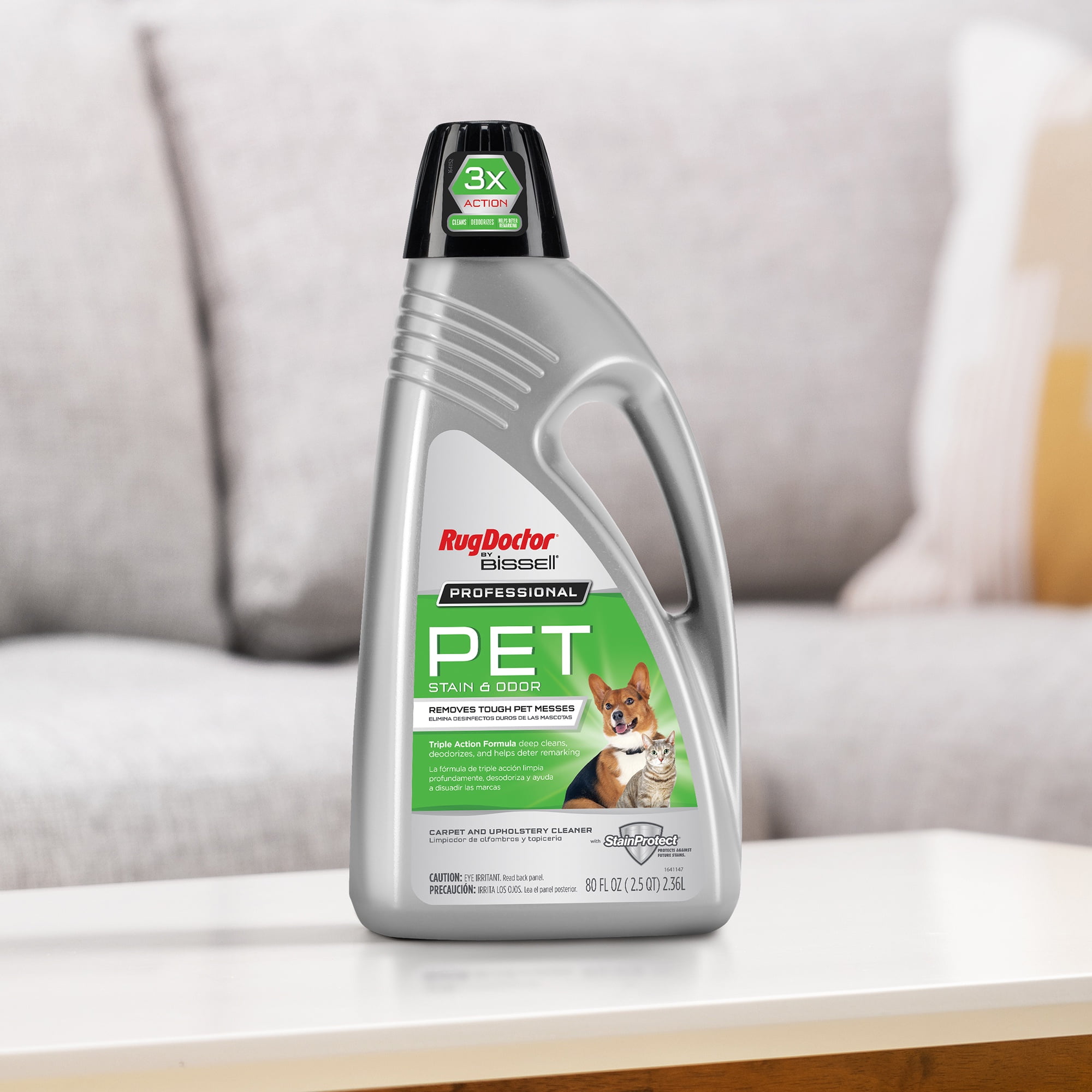 Rug Doctor by BISSELL Deep Carpet and Upholstery Cleaner, Removes Pet Stains & Odors, 80oz