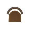 thumbnail image 3 of 861 Artemis 30" Swivel Bar Stool with Bronze Finish and Canter Thatch Seat and Back, 3 of 5