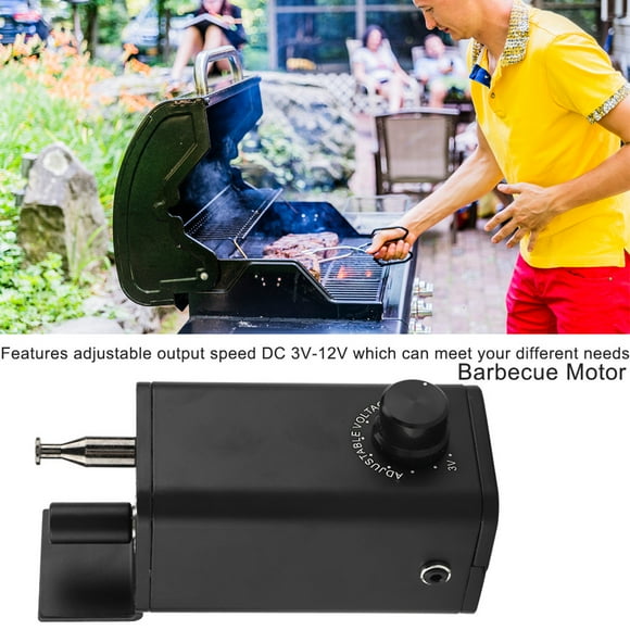 Moteur de Barbecue pour Rôtissoire BBQ, Moteur de BBQ, Moteur de Gril de Barbecue pour Barbecue, Randonnée en Plein Air, Fête