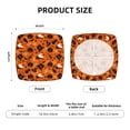 thumbnail image 5 of Logiee Retro Halloween Print Square Chair Seat Covers, Stretch Chair Seat Covers,Seat Chair Slipcover, Non-Slip Chair Slipcover,Furniture Protector for Indoor and Outdoor-Six Piece, 5 of 7