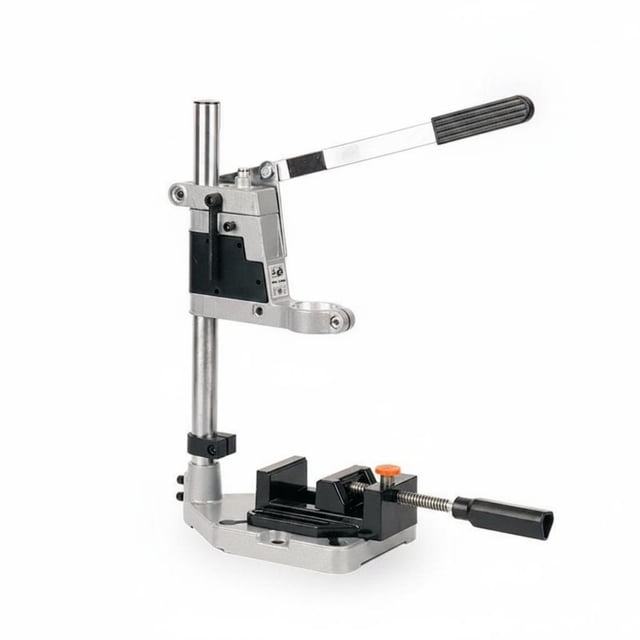 predolo Support de Perceuse Électrique, Perceuse d'Angle, Support d'Outil Universel, Base Métallique Robuste, Presse à Perceuse Portable pour la Maison
