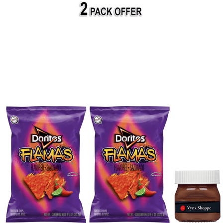 Doritos Tortilla Chips Flamas Flavored Snack Chips, 9.25 Ounce Bag