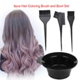 thumbnail image 3 of Juego De Cuenco Y Cepillo Profesional Para Teñir El Cabello, 4 Piezas, Herramientas Para Teñir El Cabello De Alta Para Estilistas De Salón, Cepillos De Plástico De 20,5, 3 of 8
