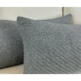 thumbnail image 5 of Aiking Pack of 2 Soft Decorative Knitted Double-Cable Sweater Cozy Throw Pillow Covers, 14x26 inch, Gray, 5 of 6