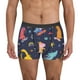 thumbnail image 1 of Fotbe Cartoon Dinosaur Scooter Sport Blue Calzoncillos Tipo Boxer con Bolsa de Soporte Total para Hombre, X-Temp Fresco, Transpirable y de Secado Rápido-Large, 1 of 5