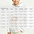 thumbnail image 3 of Kids Pet Pouch Hoodie Boys Oversized Cat Hoodies with Large Kangaroo Pouch Solid Color Long Sleeve Sweatshirts, 3 of 10