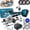 5" Hand Saw, Deluxe Kit with Multi Blades, variant on Wireless Handheld Electric Circular Saw, Adjustable Working Depth Power Tool with Auxiliary Handle, Multi‑Size Option for Wood, Plastic & Tile Processing, Ideal for Woodworking DIY Projects
