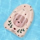 thumbnail image 4 of Flotador inflable de la piscina de la tabla hawaiana del estampado animal con la manija para la playa de la piscina, 4 of 7