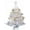 White, variant on SXFVHN 24 Inch Mini Christmas Tree with 50 Warm White LED Lights, Pre-lit Desktop Small Artificial Tree for Tabletop Decor, Battery Operated for Home, Office, Bedroom Holiday Decorations
