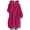 Hot Pink, variant on Aayomet Winter Jackets for Women Loose Solid Color Streetwear Pocket Zipper Drawstring Long Sleeved Hoodie (Hot Pink, XXXL)