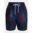 thumbnail image 5 of Fourth of July Men's & Big Men's Americana Swim Trunks from Way to Celebrate, 7" Inseam, Sizes S-3XL, 5 of 5