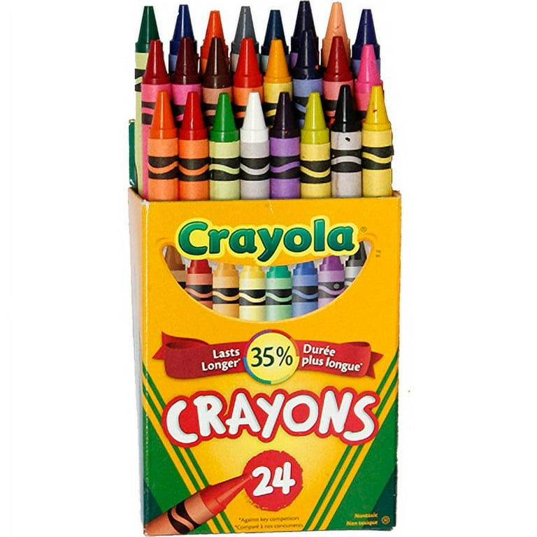 Crayola Crayons Box, & Crayola Classic Colored Pencils, 24 Count's, 2 Pack