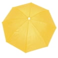 thumbnail image 1 of Sombrero de paraguas de poliéster para pesca al aire libre, color amarillo, 1 of 2