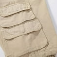 thumbnail image 6 of Fgnfyis Men's Drawstring Cargo Shorts Short Men's Cargo Trousers Available in Many Different Colours Shorts for Men Khaki 34, 6 of 9