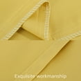 thumbnail image 4 of Flxxie Envelope King Pillowcases Set of 2, 500TC Egyptian Cotton, 20x36, Yellow - Luxury Hotel Style Bedding, 4 of 7