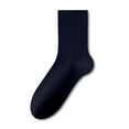 thumbnail image 4 of LYMAYTER Cotton Crew Socks for Men 5PCS Year-Round Socks All-Season Breathable Anti-Odor Seamless Athletic Socks, 4 of 8