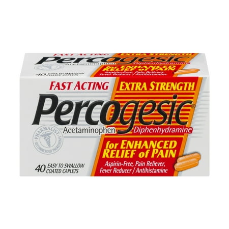 UPC 375137004970 product image for Percogesic Pain Reliever Caplets Extra Strength - 40 CT40.0 CT | upcitemdb.com