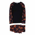thumbnail image 3 of TIMIFIS Pyjamas d'Halloween pour la Famille pour Femmes/hommes Pyjamas de Vacances d'Halloween Ensembles Assortis 2 Pcs Vêtements de Nuit Combinaison Toile d'Araignée Fantômes Citrouille Squelette Haut et Pantalon Tenue d'Intérieur Hiver, 3 of 6