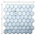 thumbnail image 4 of Truu Design Plastic Peel and Stick Blue Wall Tile Set, 4 of 5