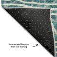 thumbnail image 7 of Dalyn Rugs Premium Machine Washable Mayfield AMF730 Teal 5' x 7'6" Rug, 7 of 7